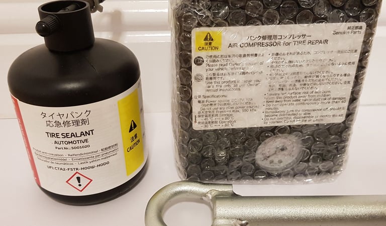 Toyota Corolla Emergency puncture repair kit
