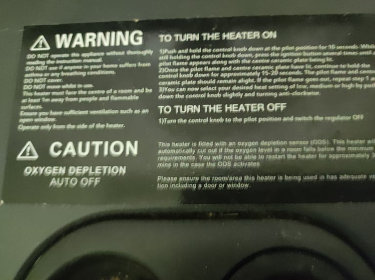 Gas depot , portable gas heater on wheels, plus 2 flo gas canisters 