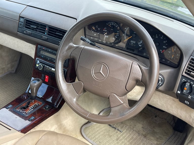 Mercedes SL320 in Blue with Tan Leather Interior Hard Top Included 