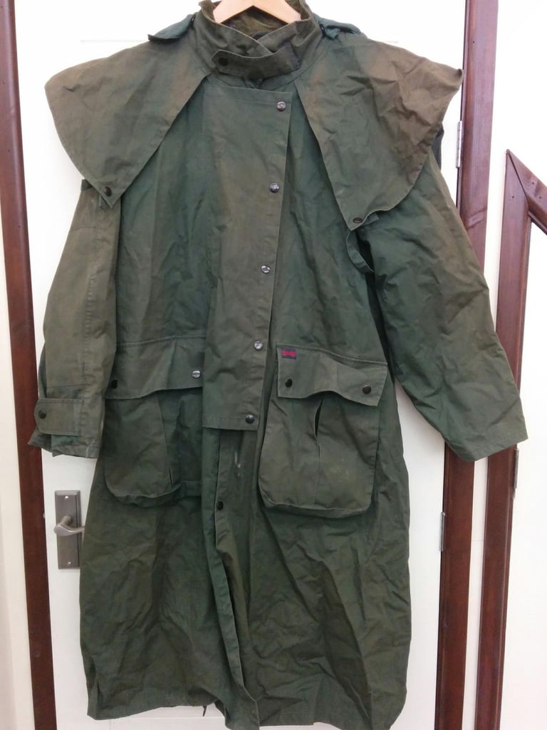 image for SHIRES ROUGHRIDER WAXED LADIES RIDING MAC LARGE 