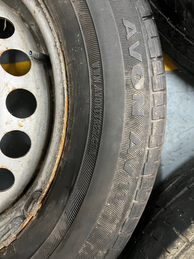 Vw transporter tyres with wheels 2 × 205 65 16c