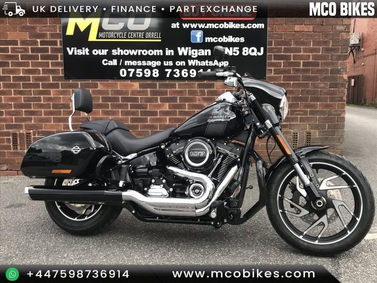 image for Harley Davidson Sport Glide 1745 73reg 6150m FSH excellent condition