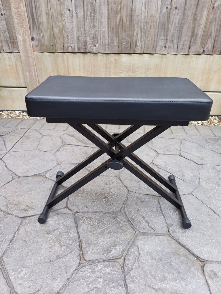 STAGG Black Adjustable Bench Stool