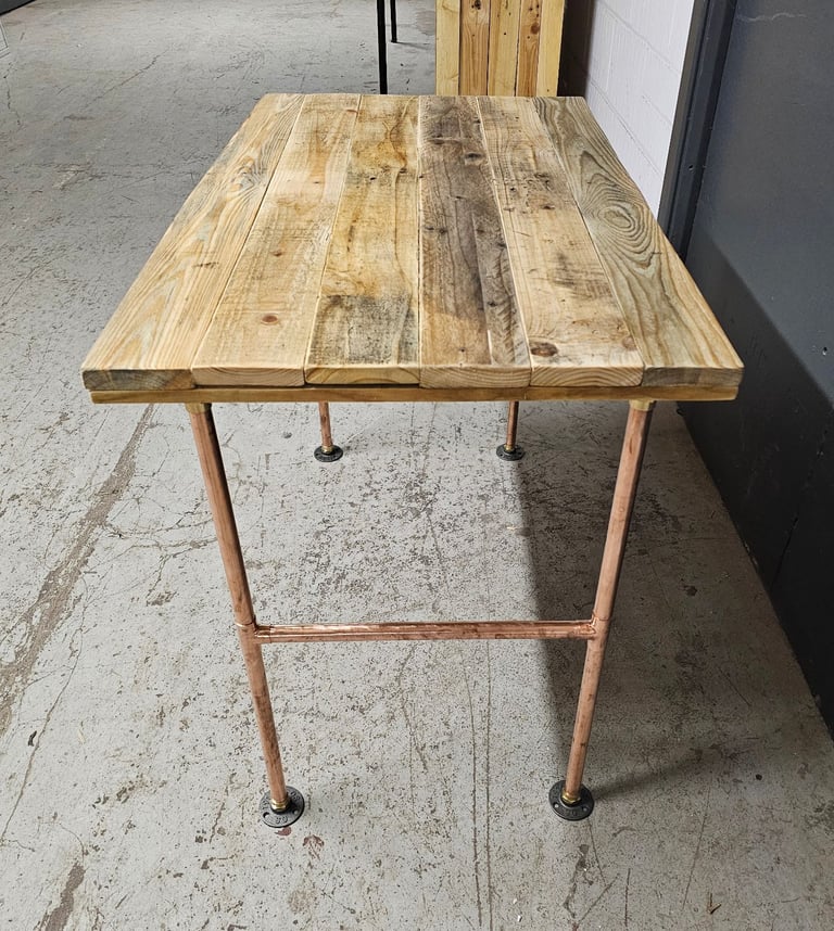 Industrial Designed Copper Pipe Table/ Bar/ Bench Legs (Various sizes)