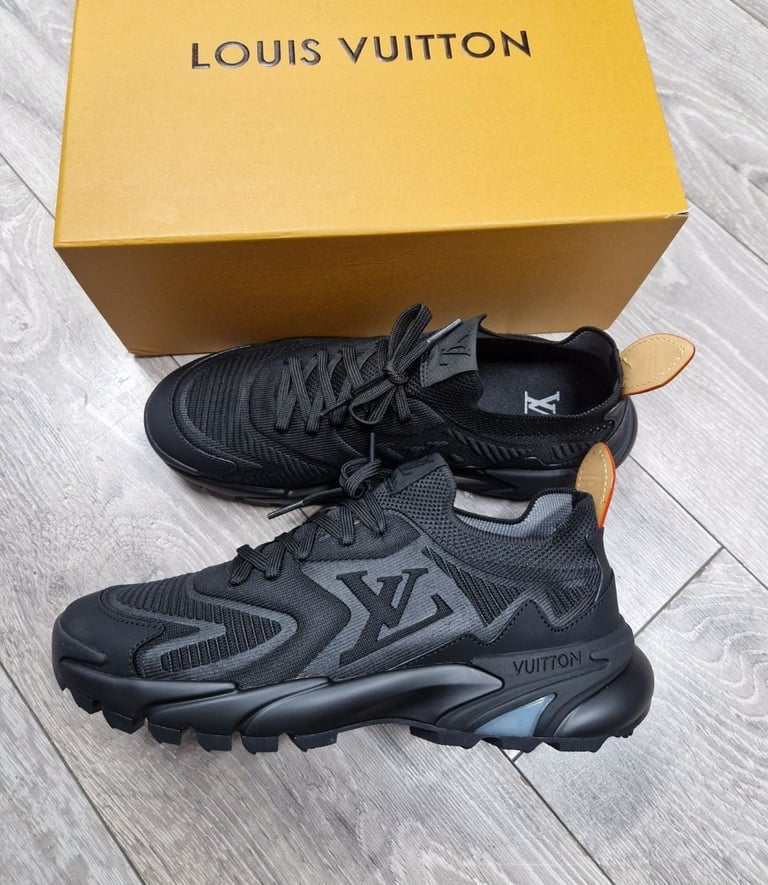 Louis Vuitton runners sneakers trainers black grey blue