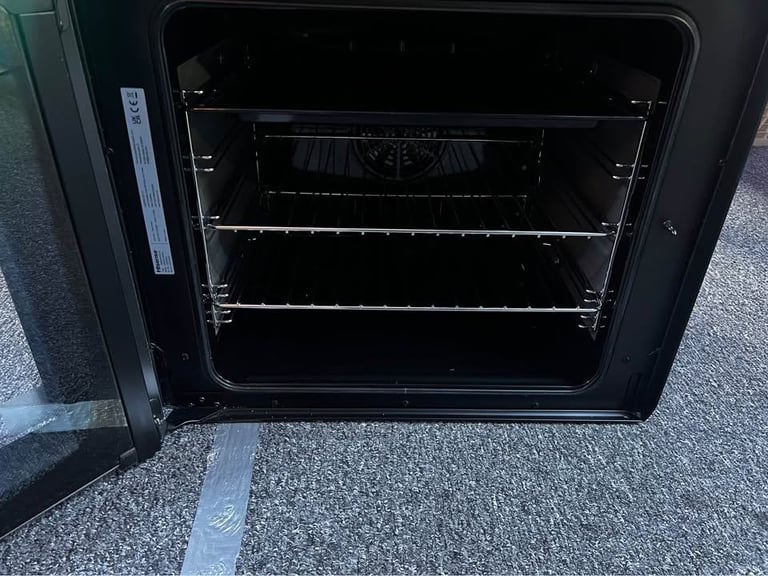 Hisense HDE3211BIBUK 60cm Double Oven Electric Cooker with Induction Hob - Black - A+/A Rated