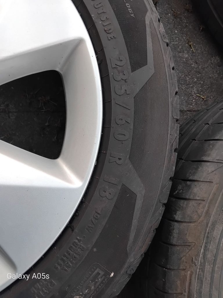 Well and tyres set 4