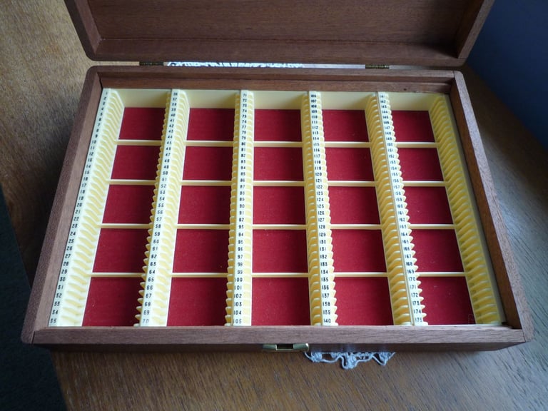 wooden box for 175 slides