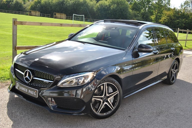 2017 Mercedes-Benz C-Class 3.0 V6 AMG (Premium) Estate 5dr Petrol G-Tronic+ 4MATIC Euro 6 (s/s) (...