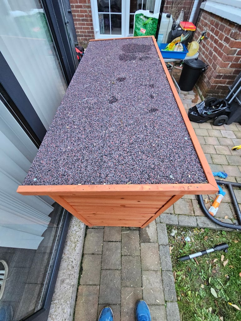 Two storey rabbit hutch
