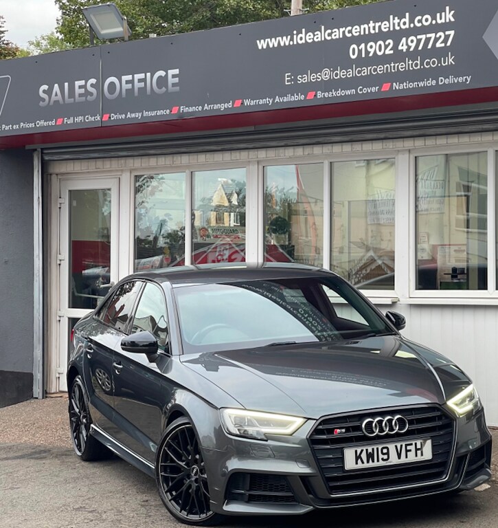 2019 Audi S3 2.0 TFSI Black Edition Saloon 4dr Petrol S Tronic quattro Euro 6 (s/s) (300 Saloon P...