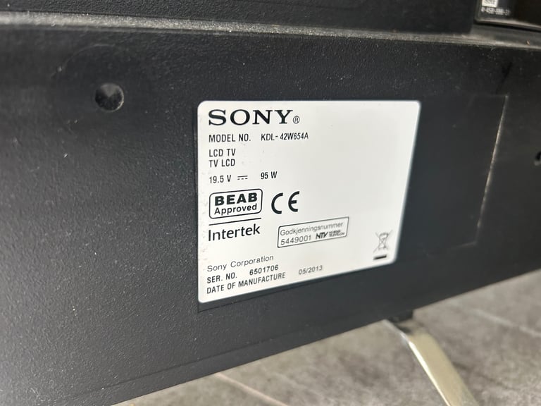 42 inch Sony Bravia LCD Smart TV