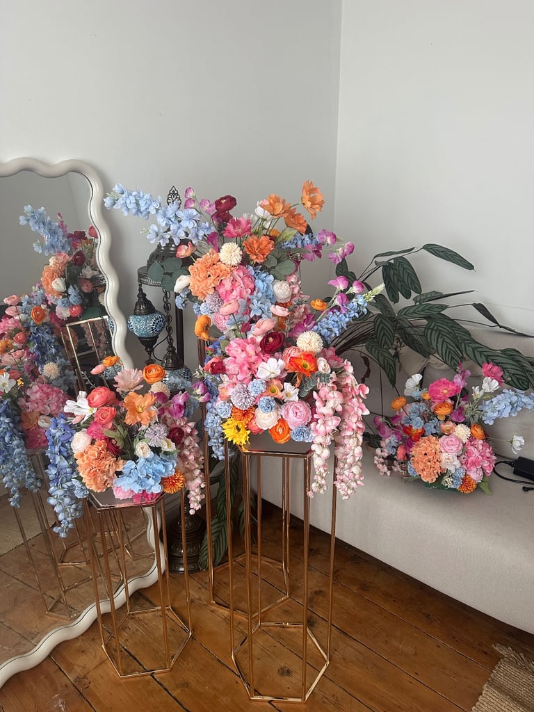 image for Faux wedding flowers - centre pieces 