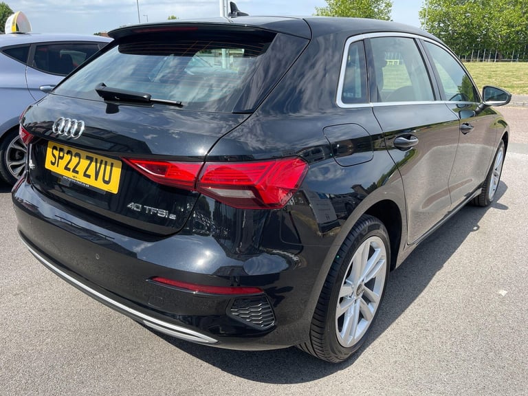 2022 Audi A3 1.4 TFSIe 40 Sport Sportback S Tronic Euro 6 (s/s) 5dr 13kWh HATCHBACK Petrol/Electr...