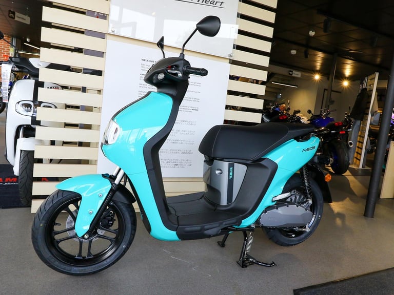 IN STOCK NOW! - NEW Yamaha NEO's Electric Scooter. (Aqua) £3,100 On The Road