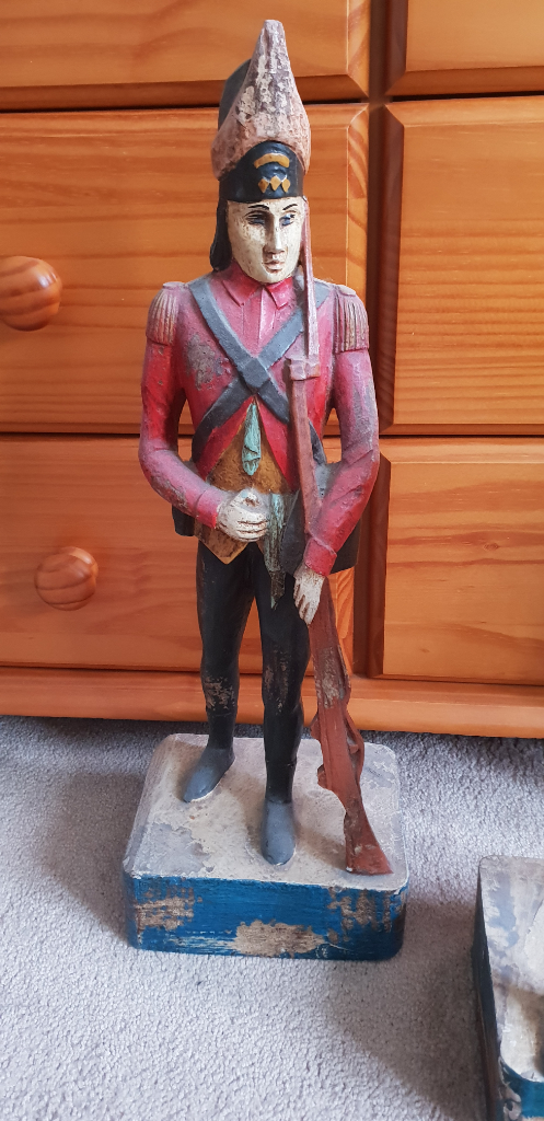 Three wooden carved sculptures 
