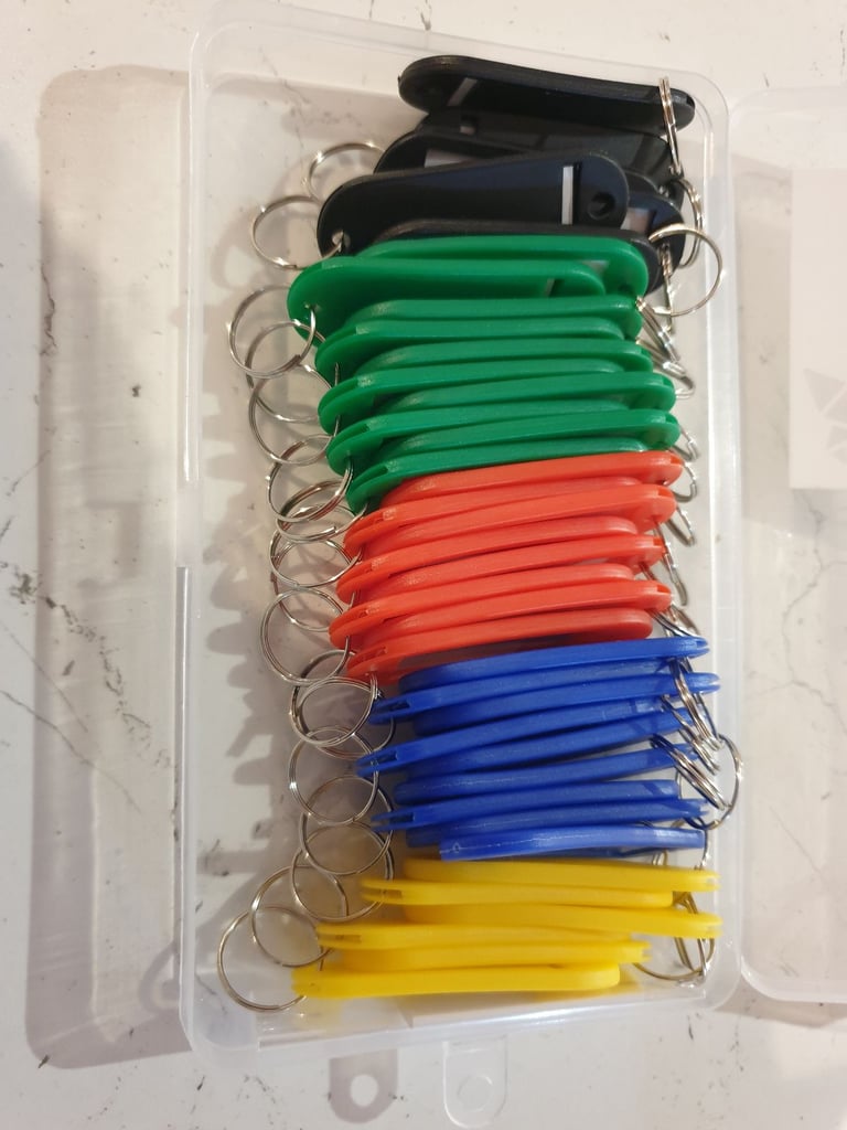 Pack of 40 Key Tag Labels