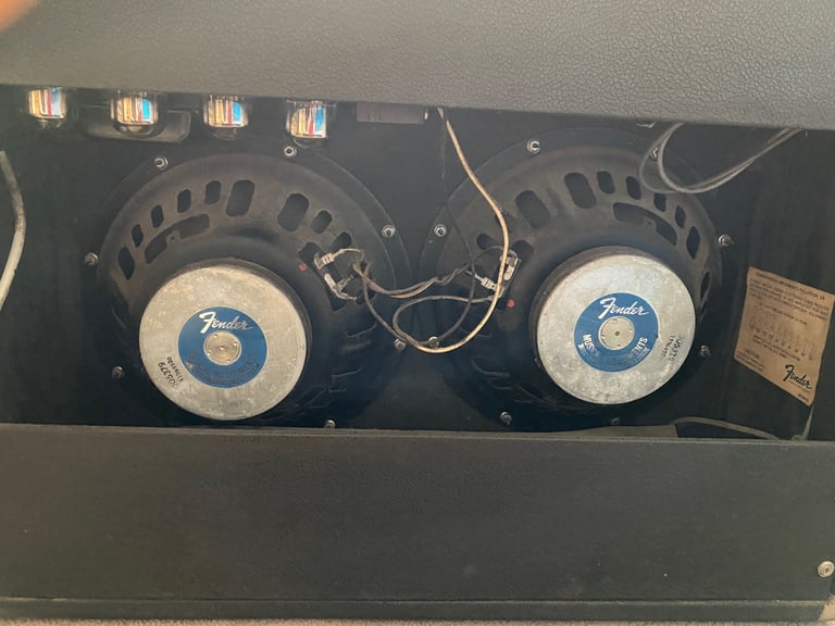 Vintage 135 Watt Fender Twin Reverb Valve Amp