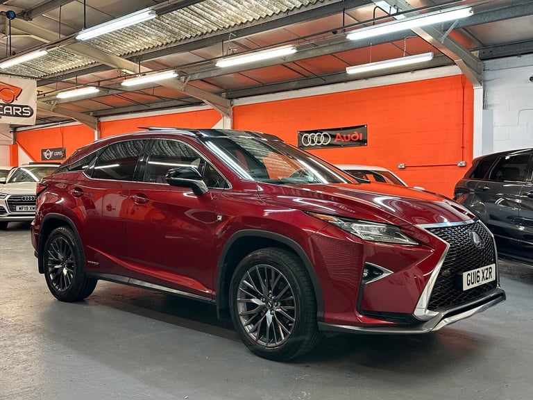 2016 Lexus RX 3.5 450h V6 F Sport CVT 4WD Euro 6 (s/s) 5dr ESTATE Petrol/Electric Hybrid Automatic