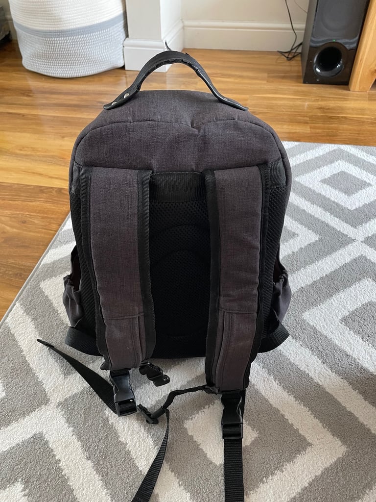 Black Pacapod changing bag - backpack