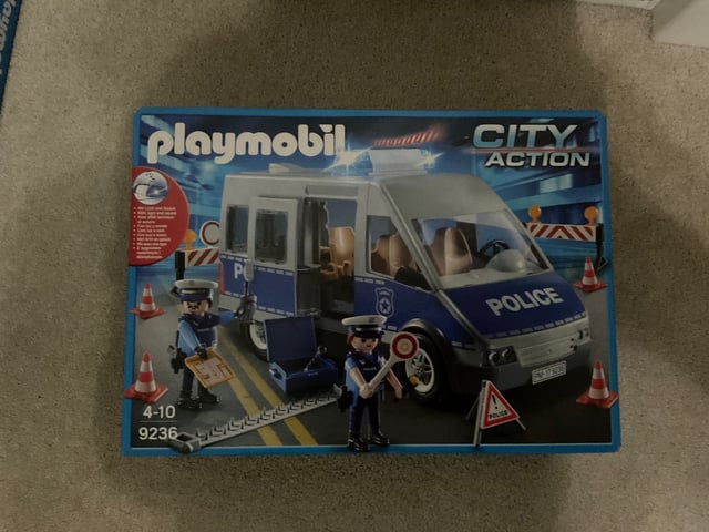 Playmobil 9236 City Action Police Van With Flashing Lights – toy-vs