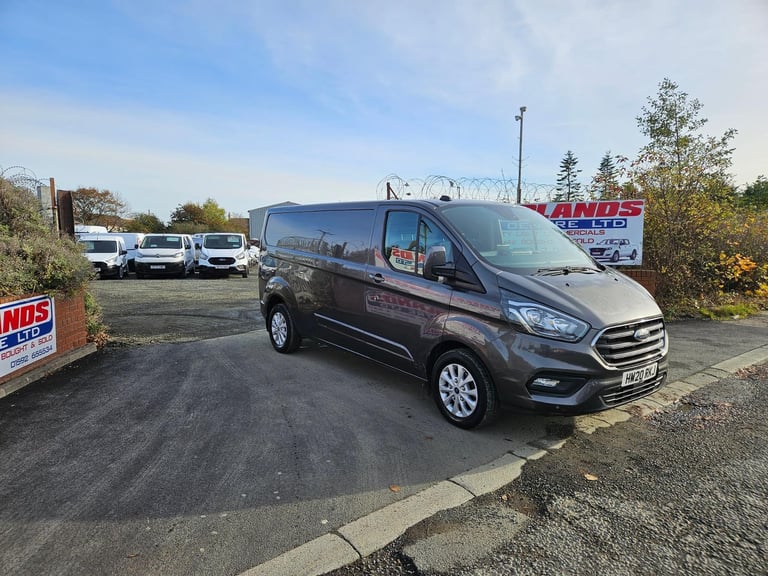 2020 ON 20 PLATE FORD TRANSIT CUSTOM 300 LIMITED LWB 130BHP AUTOMATIC 77K ULEZ 