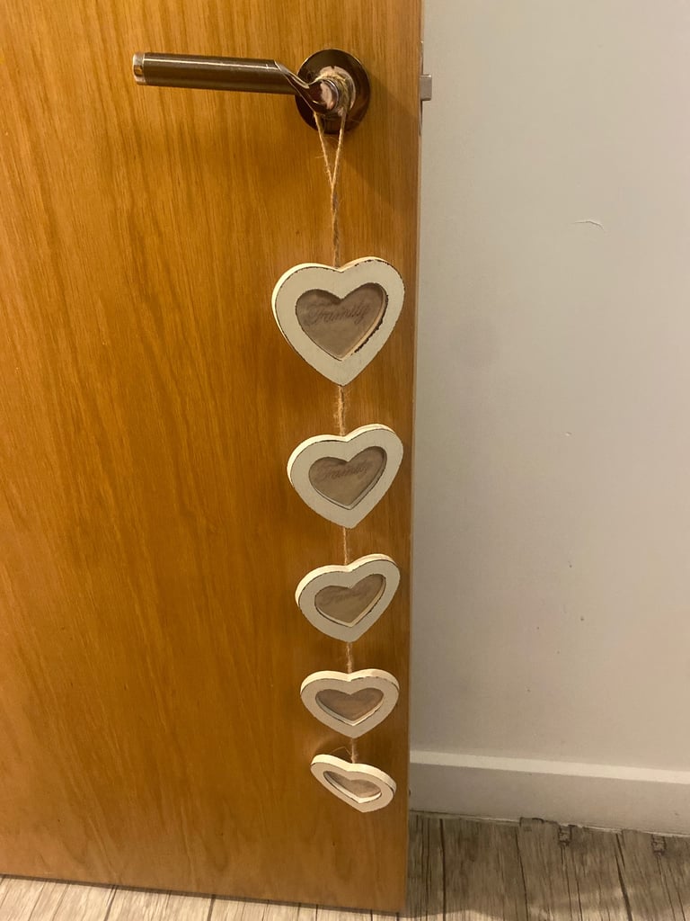image for Love heart hanging photo frame 