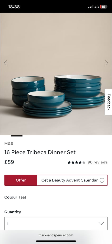 image for Brand New Dinner set
