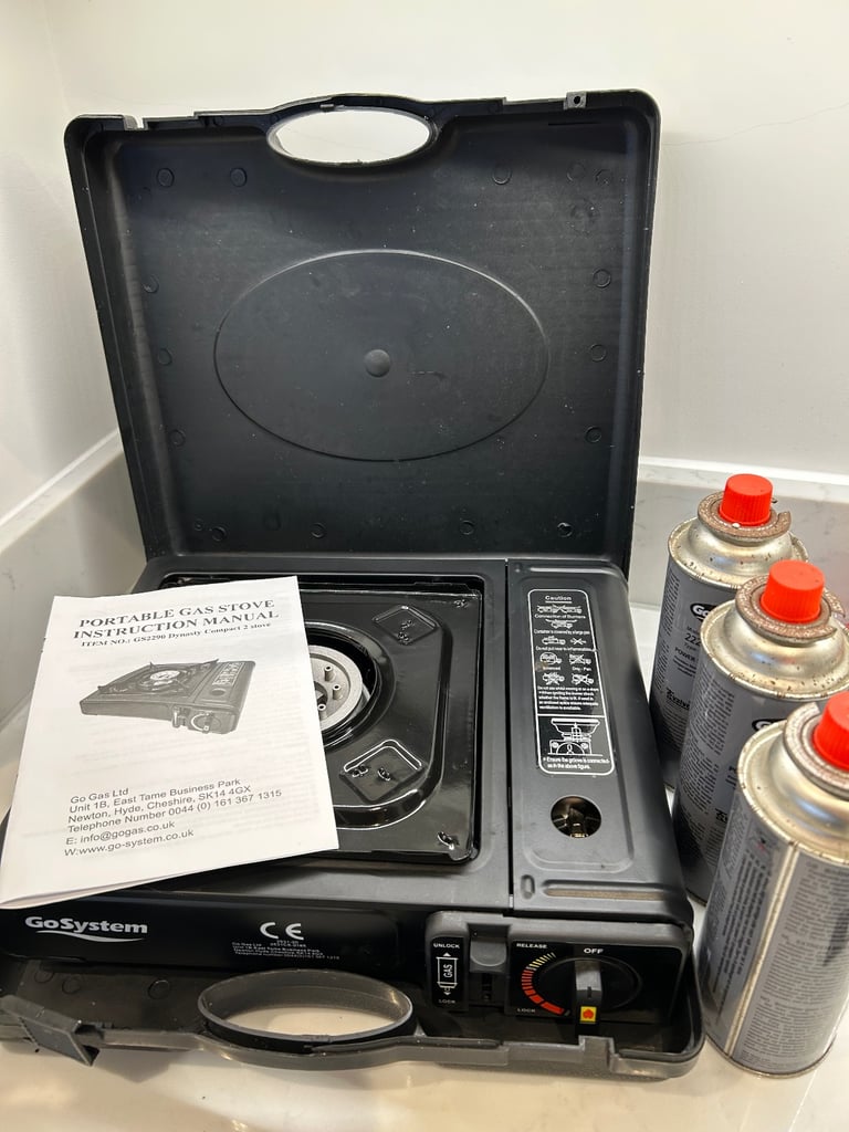 image for NEW Camping outdoor portable stove +gas