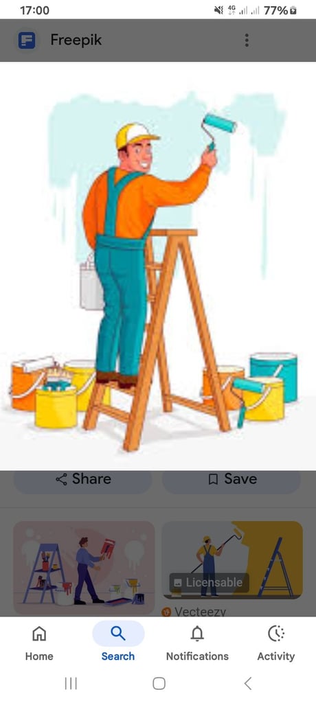 Painter and decorator London. 