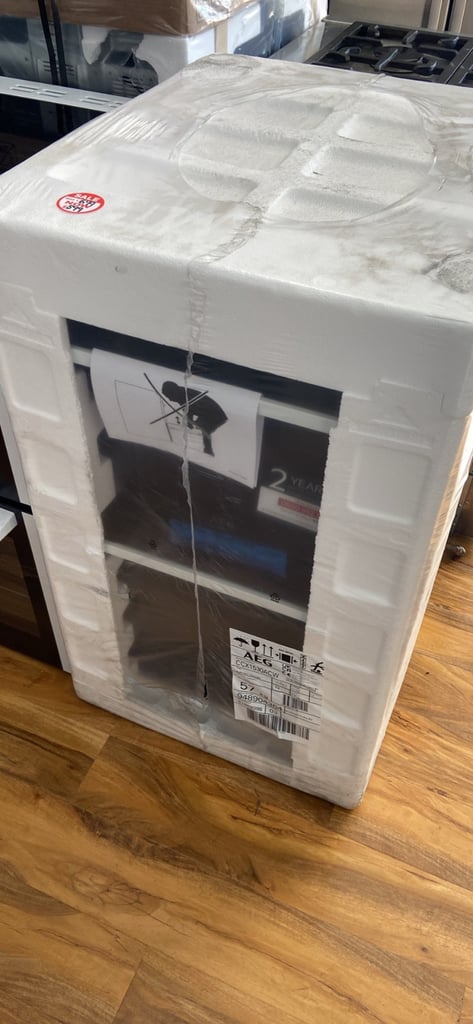😱BRAND NEW😱RRP £699!! AEG 55cm Electric Cooker - Double Oven - SurroundCook - White 