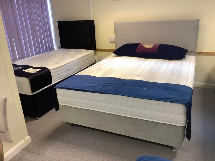 image for Double bed With Mattress Beds for Rental properties !! Same Day Delivery 