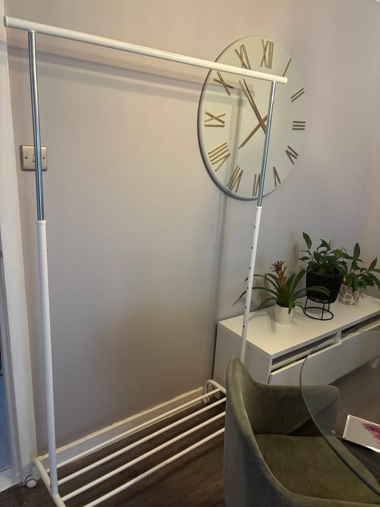 Free - like new Ikea clothing rail