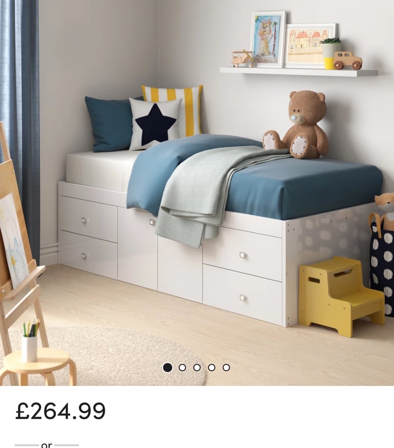 Single bed with storage 