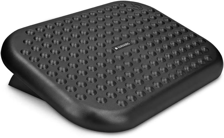 2 Ergonomic Adjustable Foot Rest Under Desk Office 
