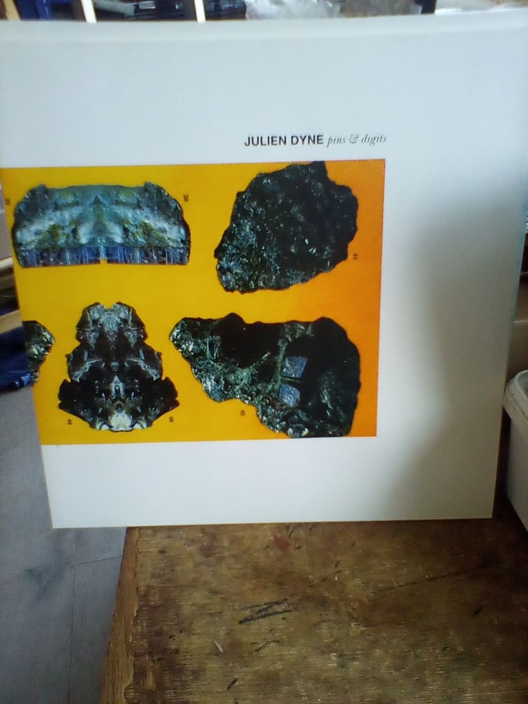 image for JULIEN DYNE, pins & digits vinyl album ,. New and Mint,. 