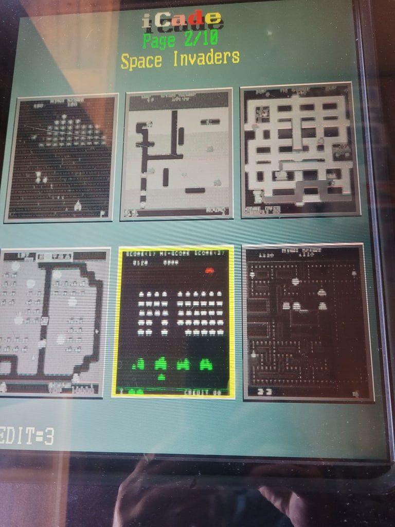 Retro Arcade Gameing Table Top for 1 or 2 players 