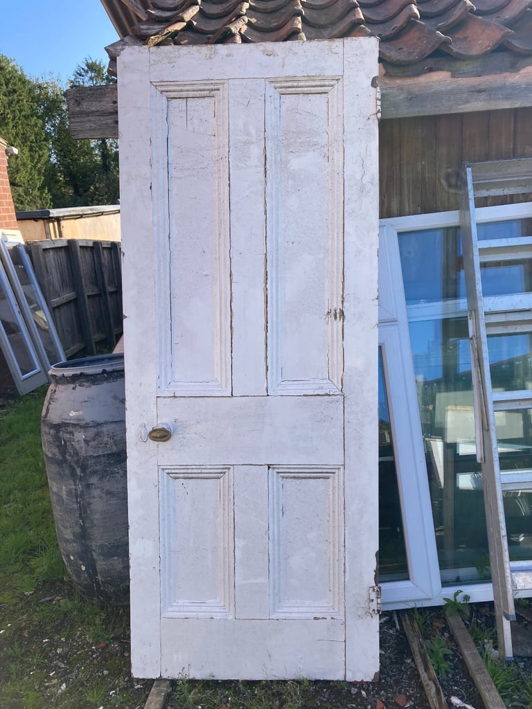 Reclaimed vintage four panel doors 