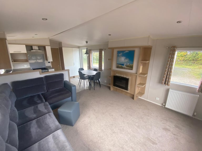 2 Bed Willerby Static Caravan: DG,CG - Offsite Sale for Private Land, Self Build