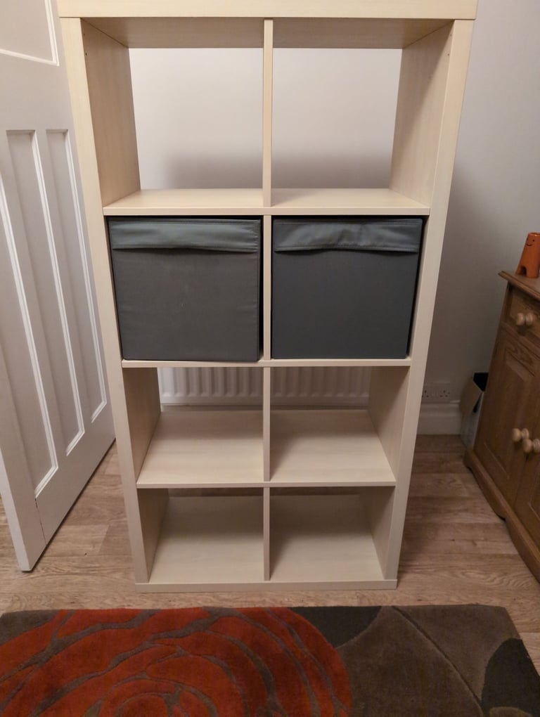 image for IKEA Kallax storage shelves
