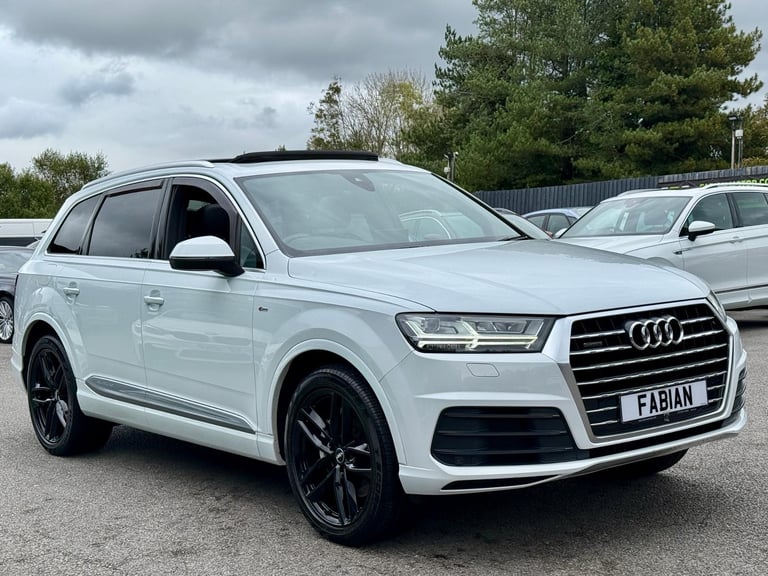 2016 Audi Q7 3.0 TDI V6 S Line Quattro **Pan Roof - Bose - Reverse Cam**