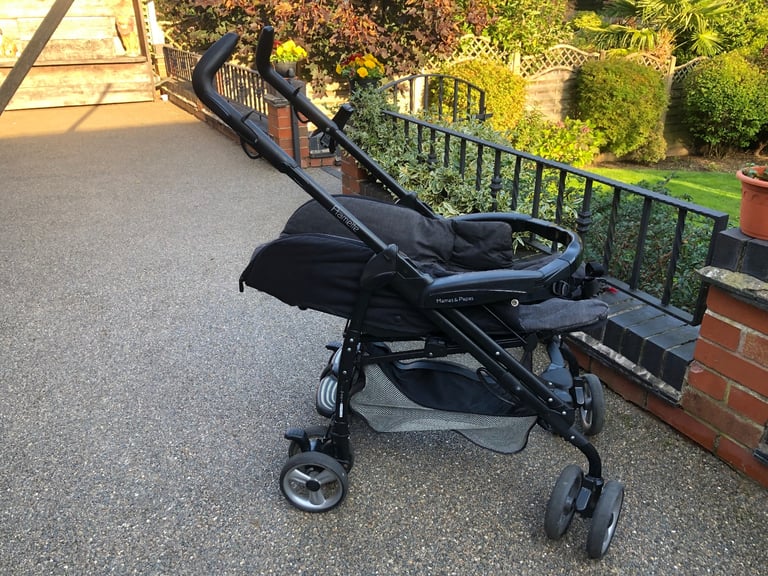MAMAS and PAPAS PRAMETTE BLACK PUSHCHAIR 