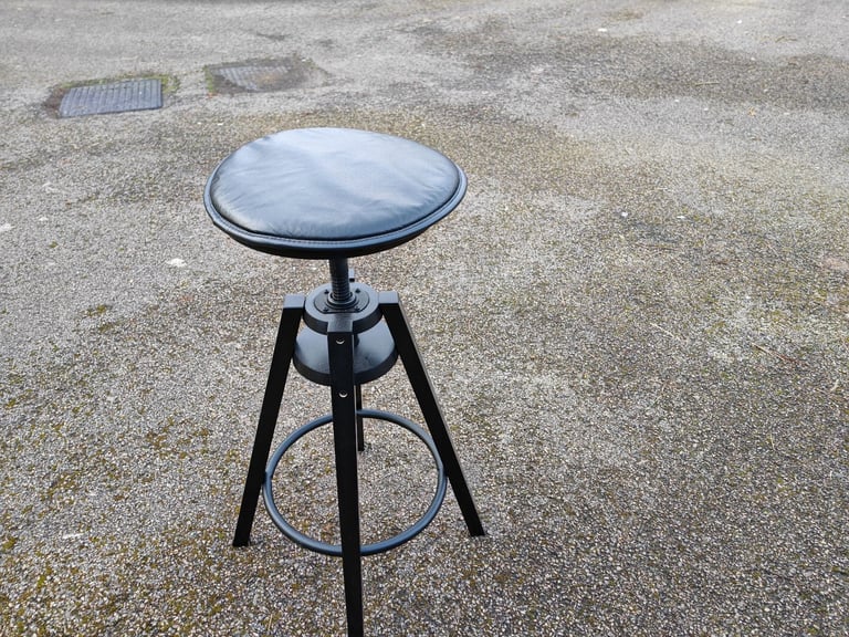 2 IKEA Dalfred Height Adjustable Bar Stools with Seat Cushions FREE DELIVERY 039