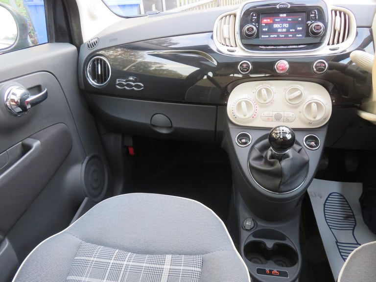2015 Fiat 500 1.2 Lounge 3dr HATCHBACK Petrol Manual