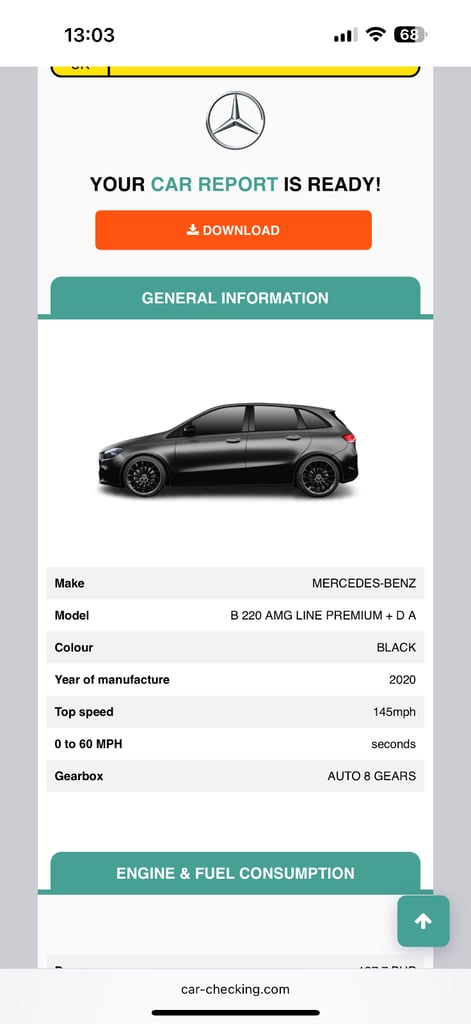 image for Mercedes-Benz, B CLASS, MPV, 2020, Semi-Auto, 1950 (cc), 5 doors