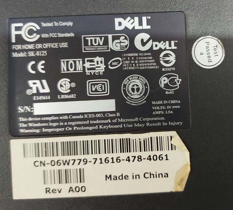 NEW Dell Computer Keyboard 