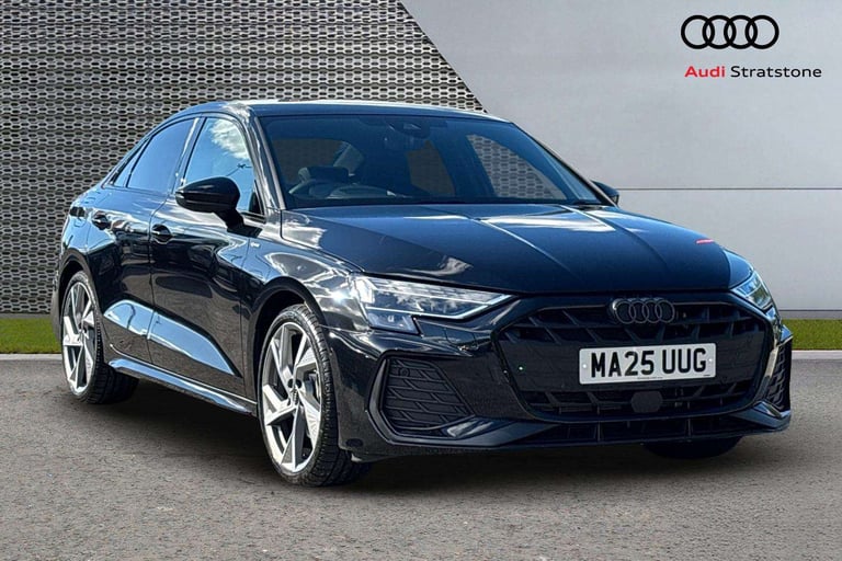 image for 2025 Audi A3 35 TFSI Black Edition 4dr S Tronic Saloon Petrol Automatic