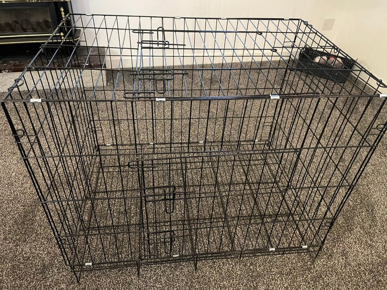 Folding Metal Dog Cage / Dog Crate