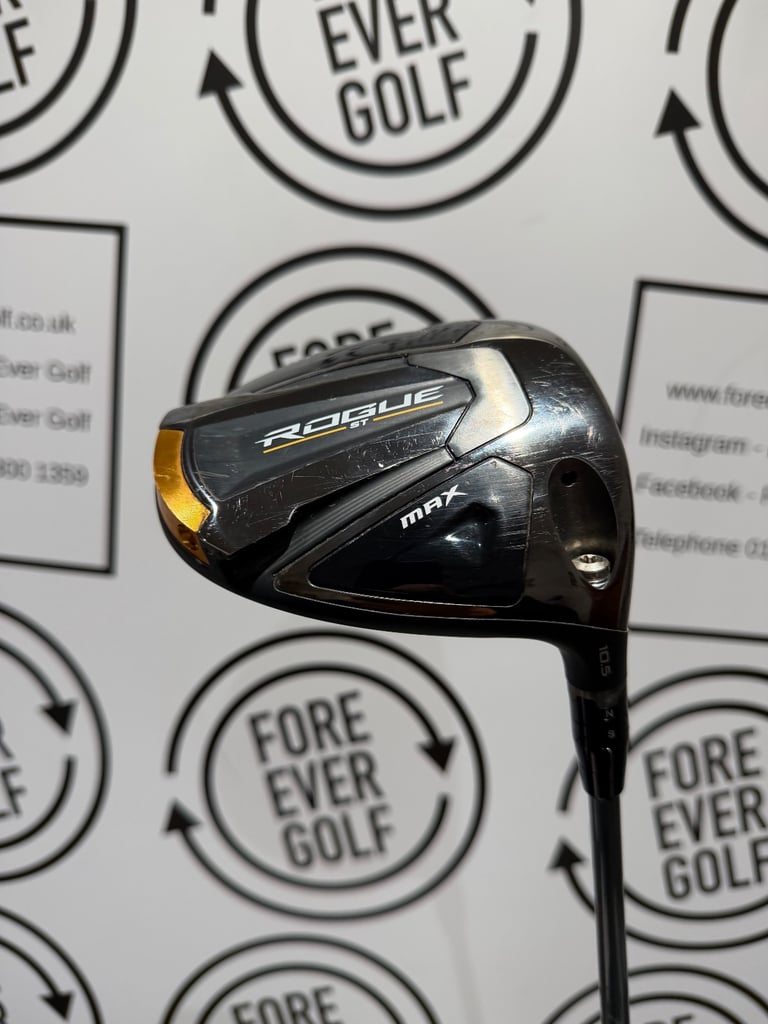 image for CALLAWAY ROGUE ST MAX DRIVER / 10.5 Deg / RH / 50g Reg Flex / GOOD USED