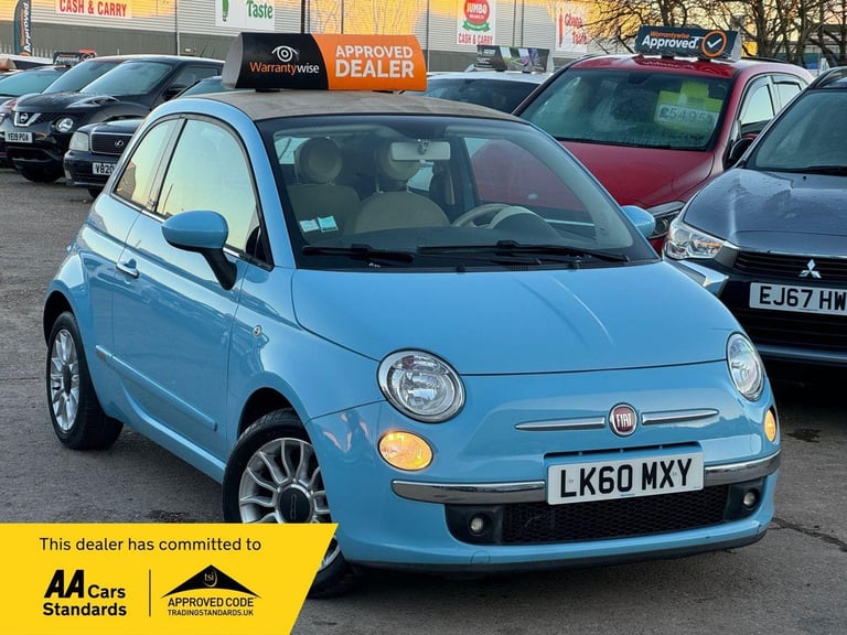 2021 Fiat 500 0.9 TwinAir Cult Convertible 2dr Petrol Dualogic Euro 6 (s/s) (85 bhp) Convertible ...
